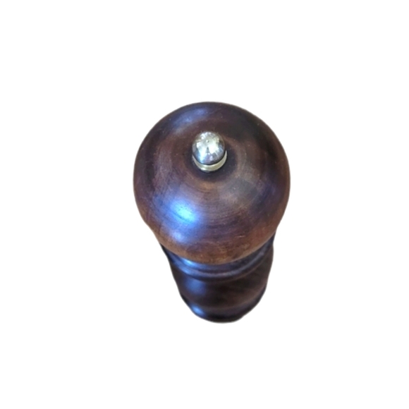 Vintage Catalina of California Continental Gourmet Pepper Mill Dark Brown Walnut - Picture 2 of 3